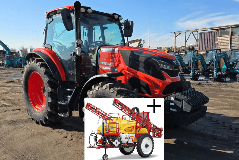 Tractor Kioti HX 1302ATC fara Frana Pneumatica + Erbicidator Projet 3200 / BDL 24M PROMO de vanzare