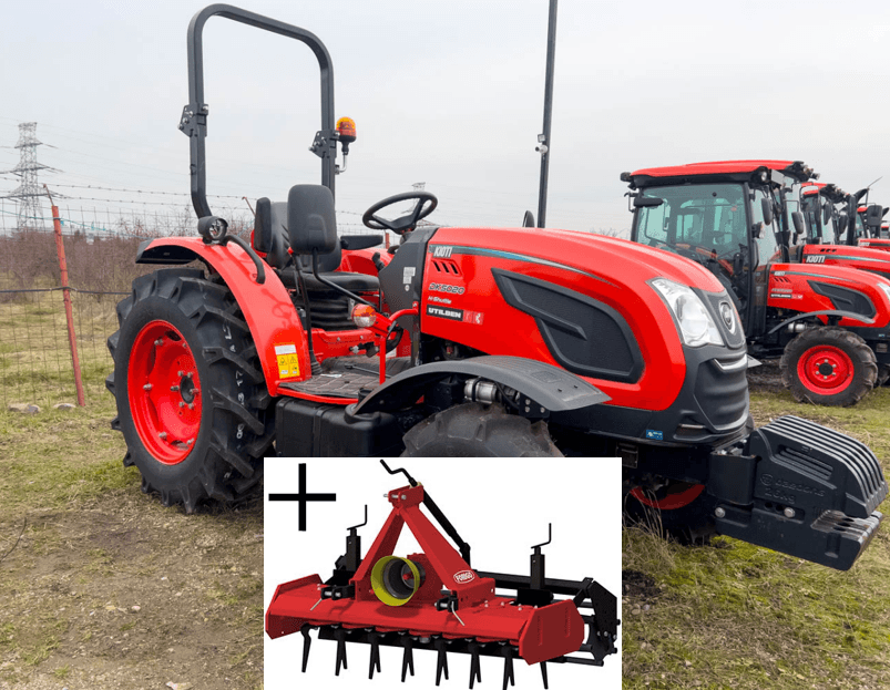 Piese Tractor Kioti DK 5020HS ROPS + Grapa Rotativa F61-170 PROMO de vanzare