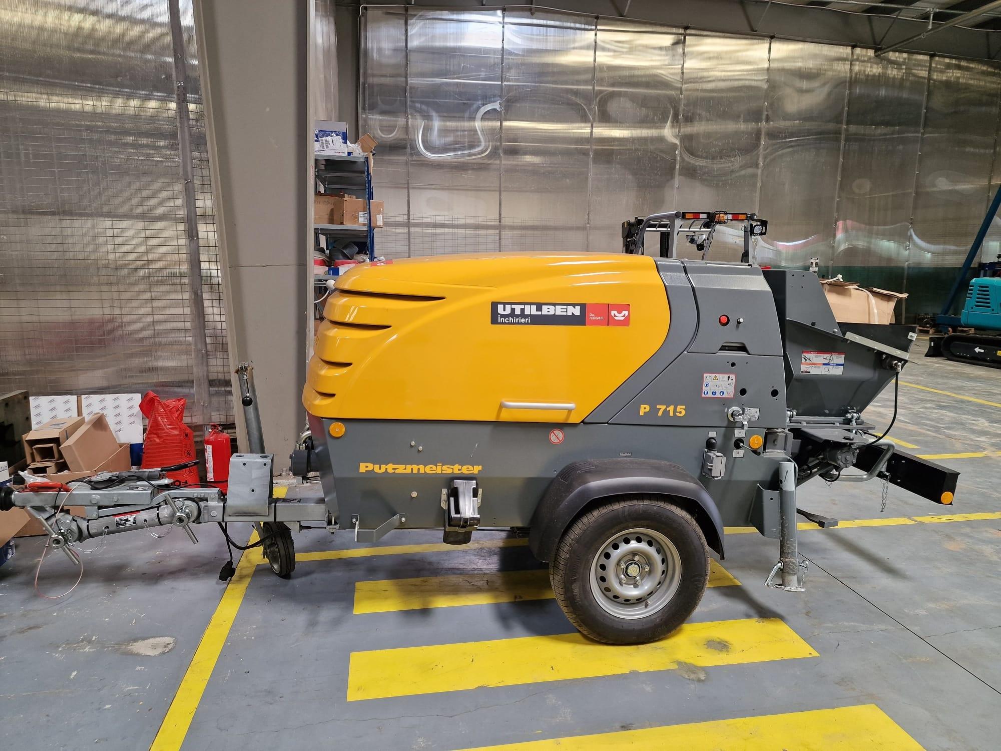 Pompa de beton electrica Putzmeister P 715 TE- Electric ELC22 de vanzare