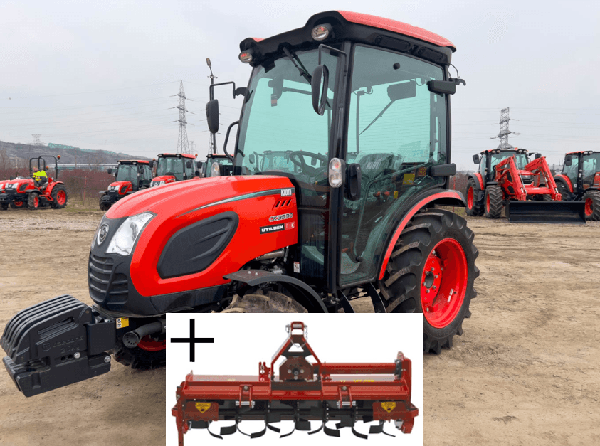 Piese Tractor Kioti CK 3530C cu Cabina +  Freza Rotativa ZAF/ND85 PROMO de vanzare