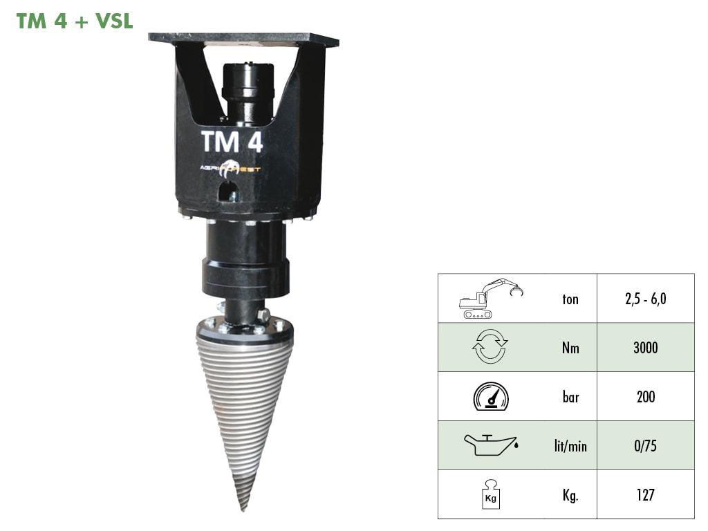 Despicator de lemne Agriforest TM 4 de vanzare