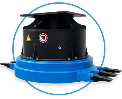Hydro magnet UtilMAX A.T.I.B. AM 105 ID -  Hidromagnet fix cu dinti  - excavator 17-25 t. de vanzare