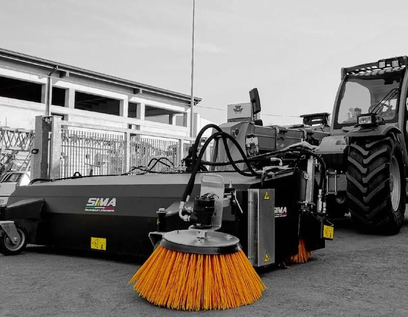 Perie SIMA SPZ15 i - Perie industriala cu colector cu deschidere hidraulica  de vanzare