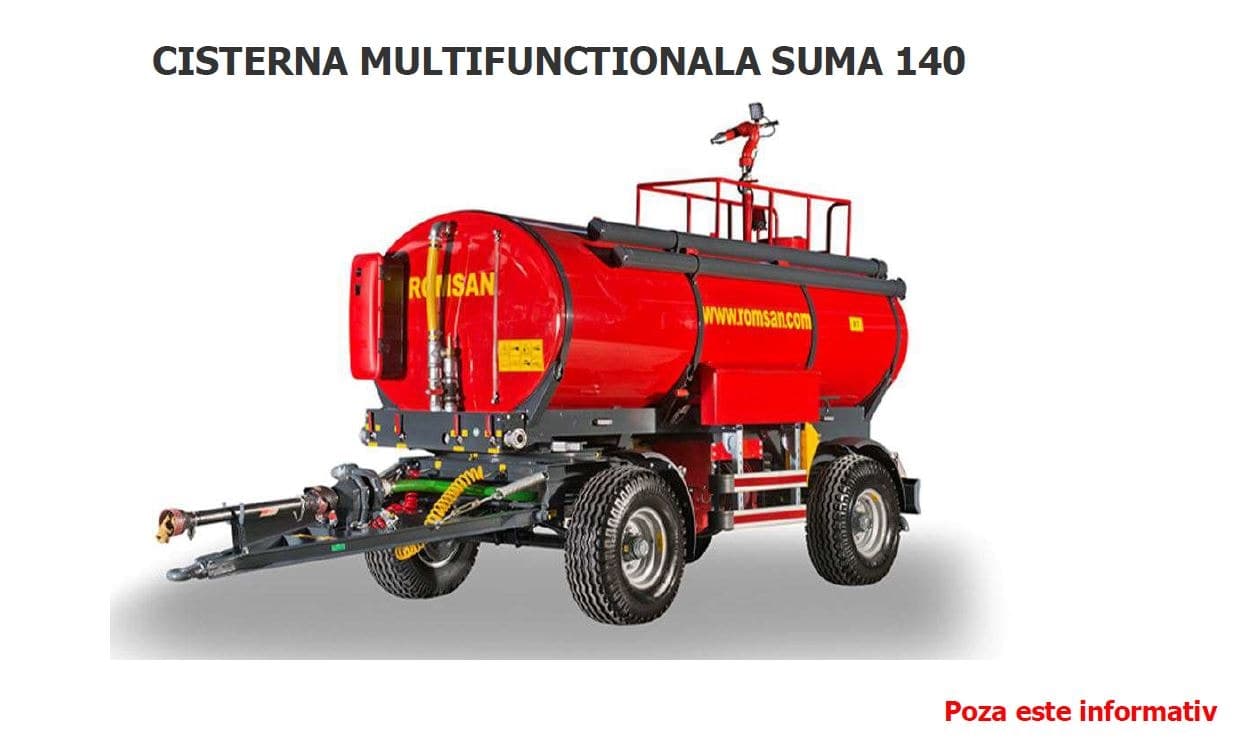 Cisterna ROMSAN R14000TK4P(SUMA 140) de vanzare