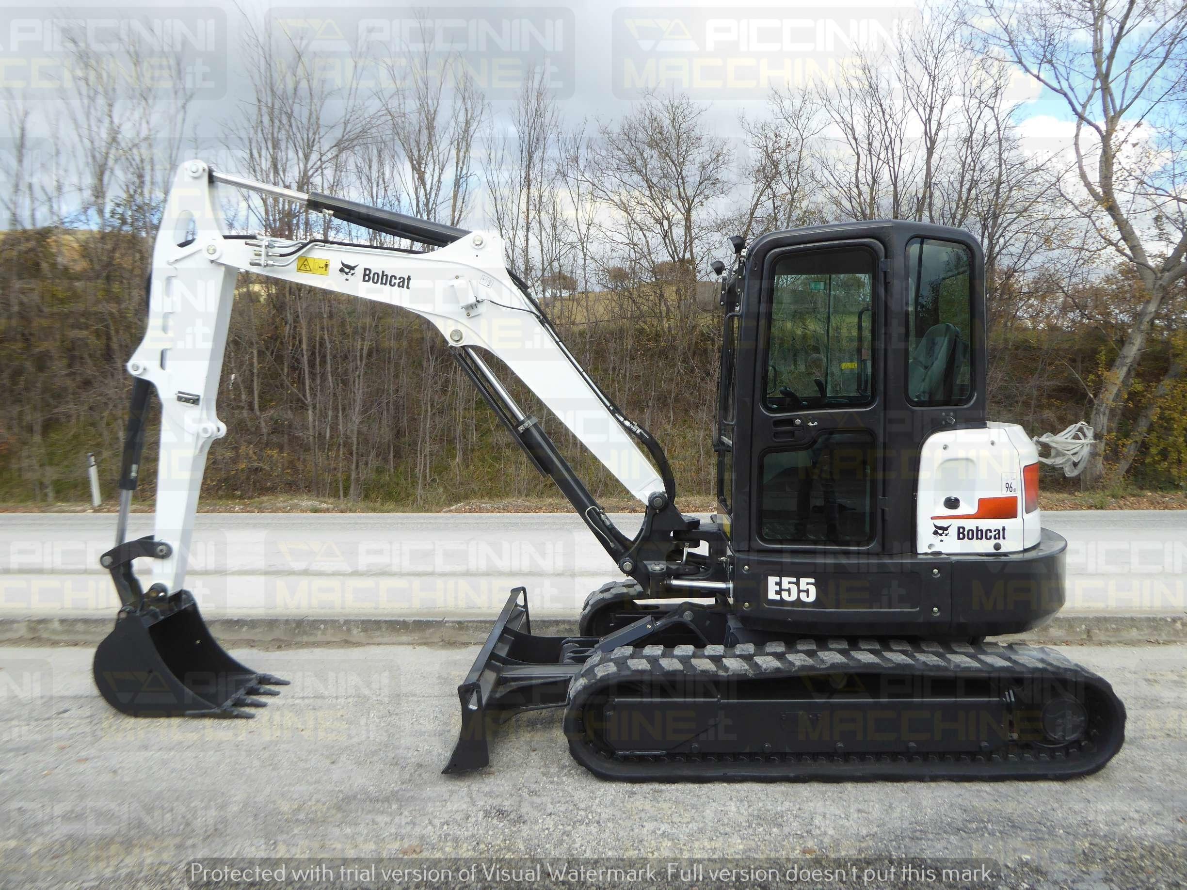 Miniexcavator Bobcat E55 de vanzare