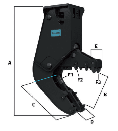 Pulverizatoare Szolmet P240 - Excavator 20 - 28 t. de vanzare