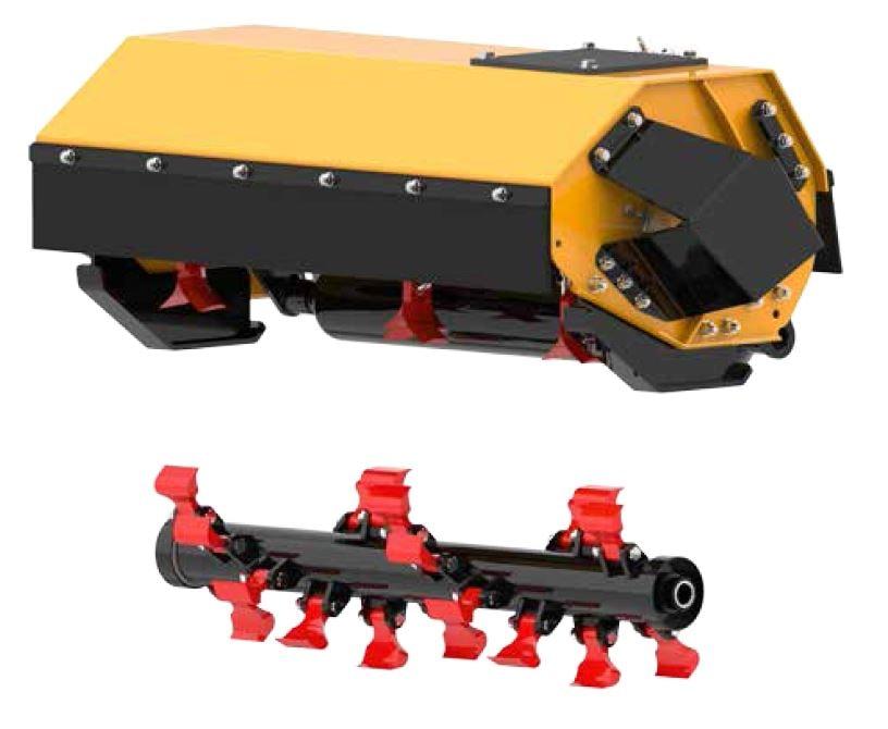 Tocator vegetatie - excavator Femac T3 90 - miniexcavator 2,5 - 5 t. de vanzare