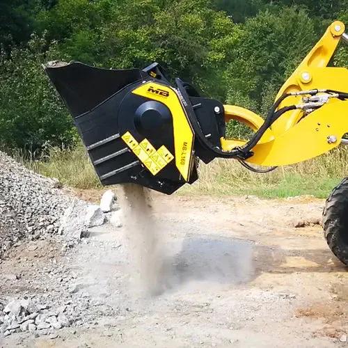 Cupa de concasare constructii MB Crusher MB-L160 S2 -- frontal 5 - 11 t. de vanzare
