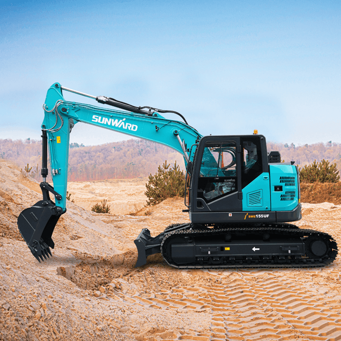 Excavator senile SUNWARD SWE 155 UF de vanzare
