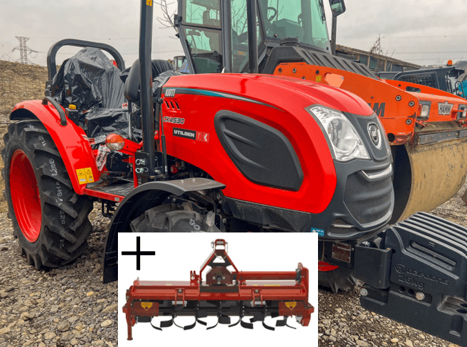 Piese Tractor Kioti CK 4530D ROPS + Freza Rotativa ZAF/ND 125 PROMO de vanzare