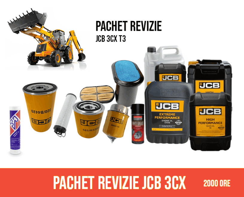 Pachet revizie buldo 3cx 2000 ore