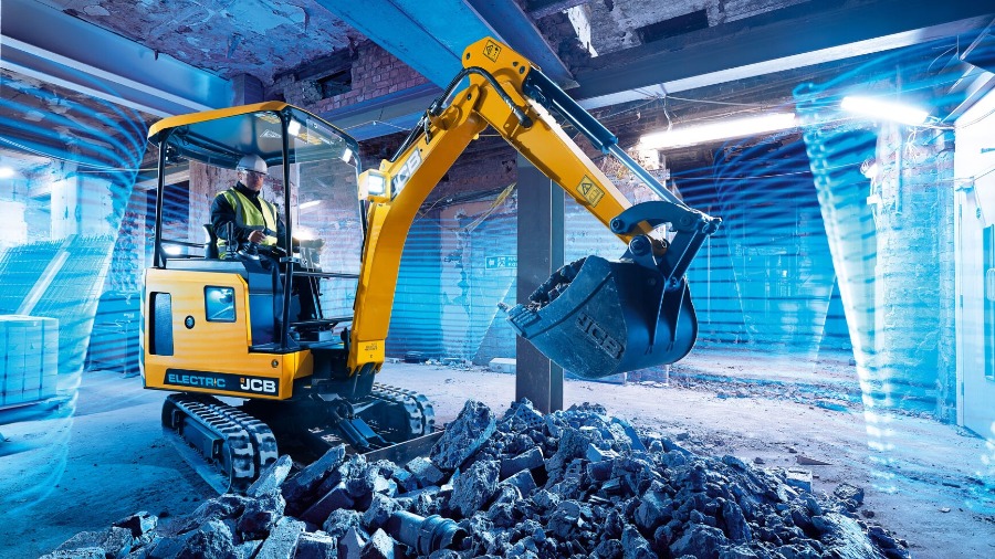mini excavator JCB