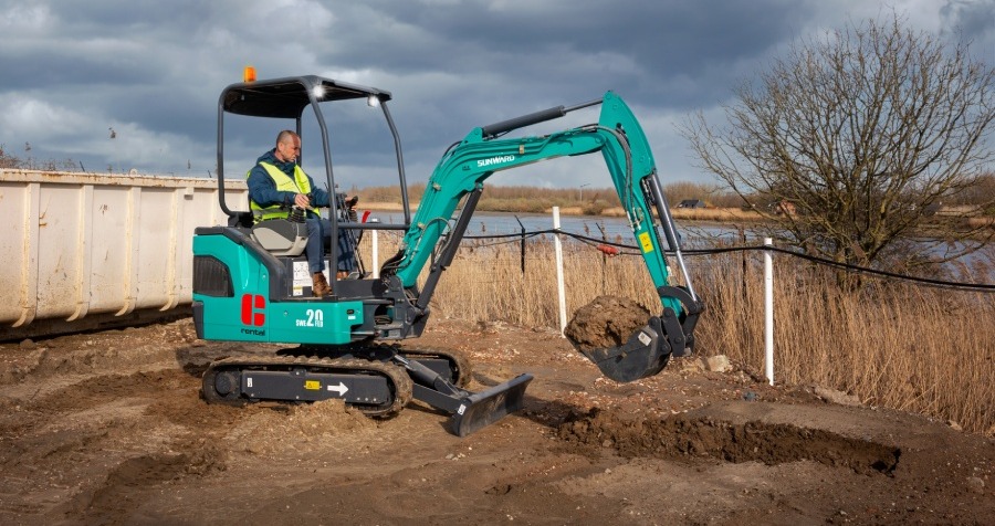 mini excavator electric