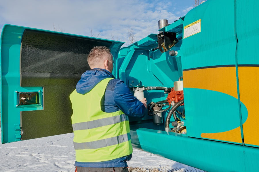 sisteme hidraulice excavator verificare