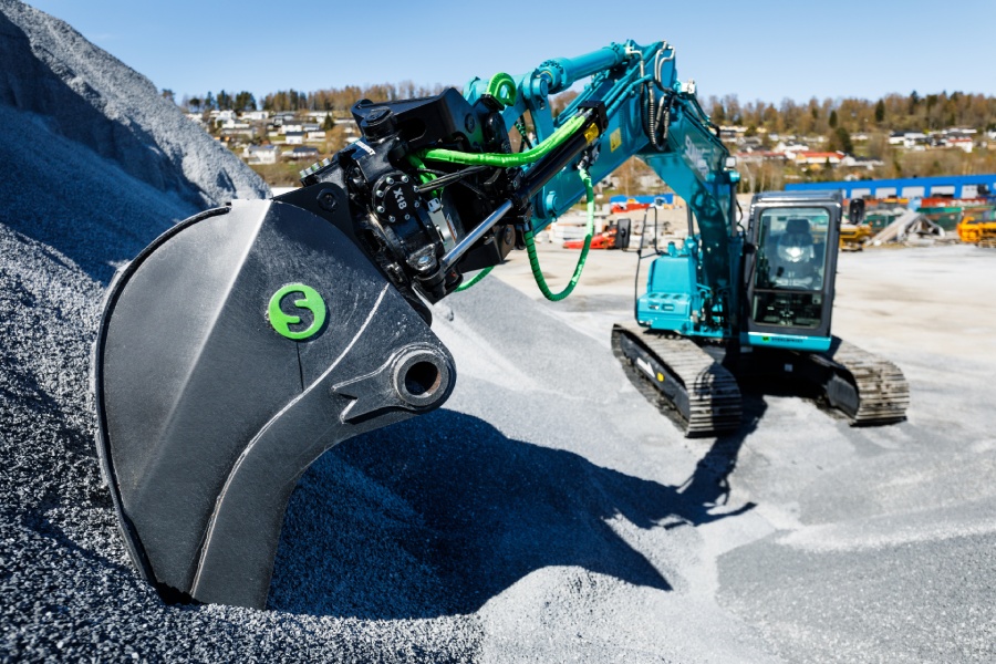 steelwrist pe excavator sunward