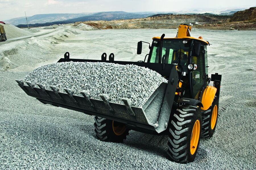 buldoexcavator Cukurova carand pietris