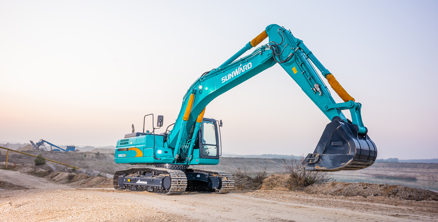 excavator sunward senile