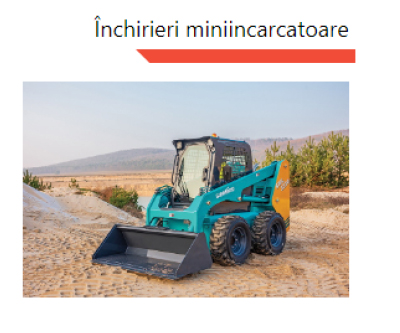 Mini Încărcătoare de Închiriat de la UTILBEN