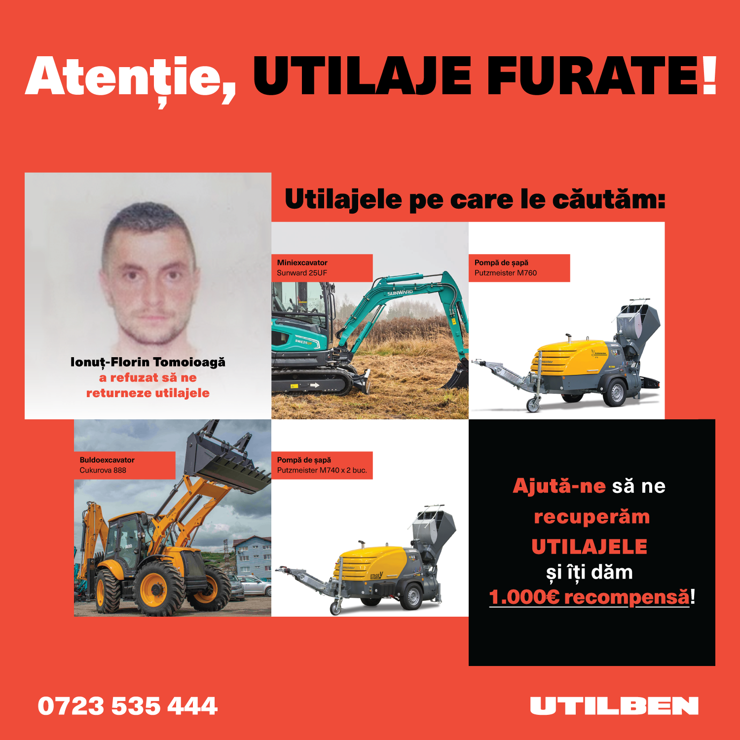 utilaje FURATE