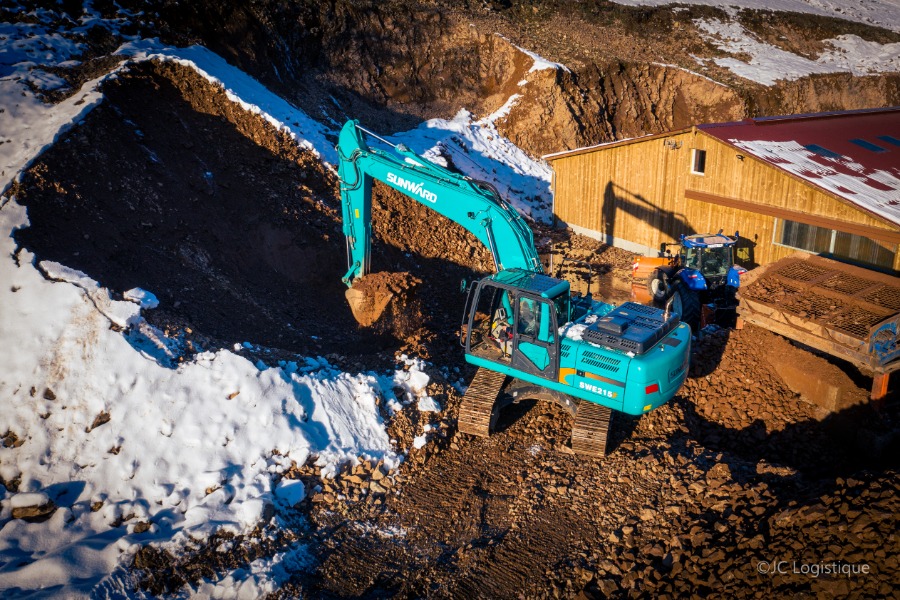 excavatoare pe senile