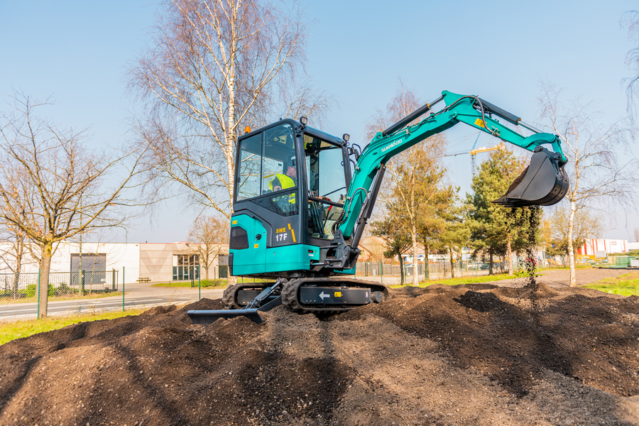 miniexcavator peisagistica Sunward