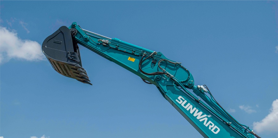 bratul unui excavator