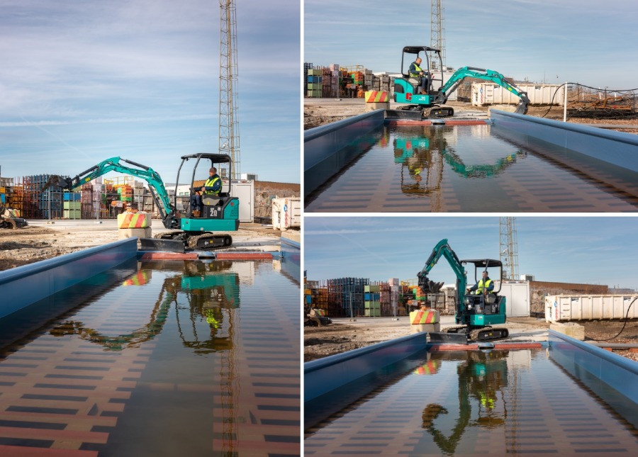 excavator electric compact