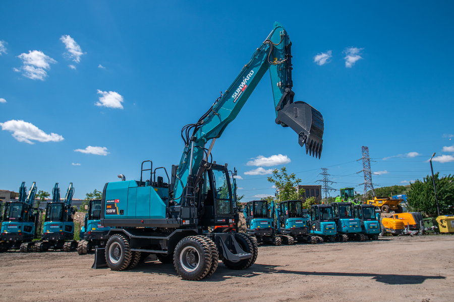 excavator pe roti sunward