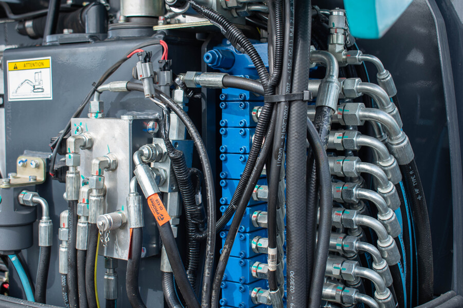 motor mini excavator sunward