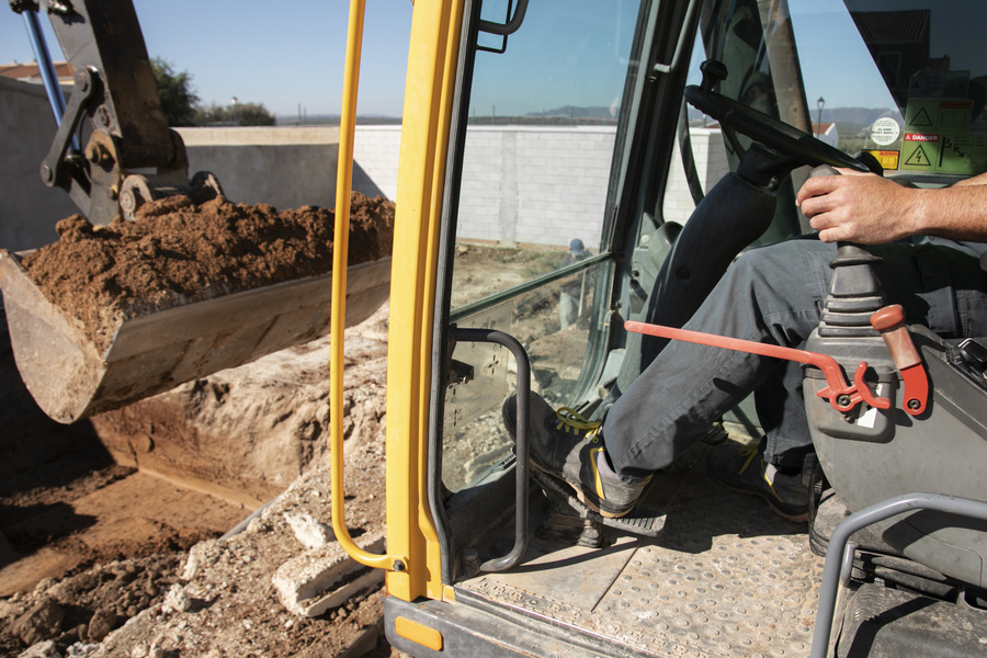 operare excavator