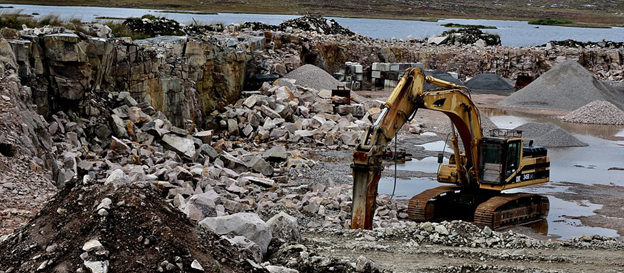 excavator utilaje drumuri