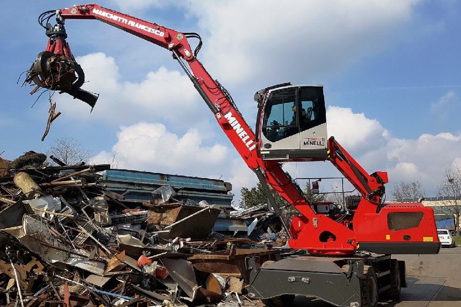 excavator cu hidromagnet