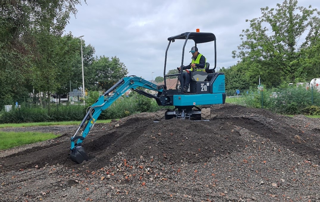 excavator electric mic