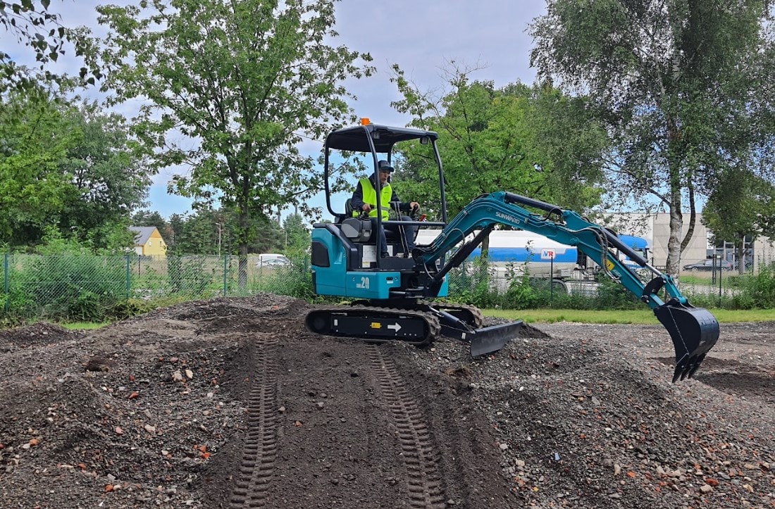 excavator electric fonduri