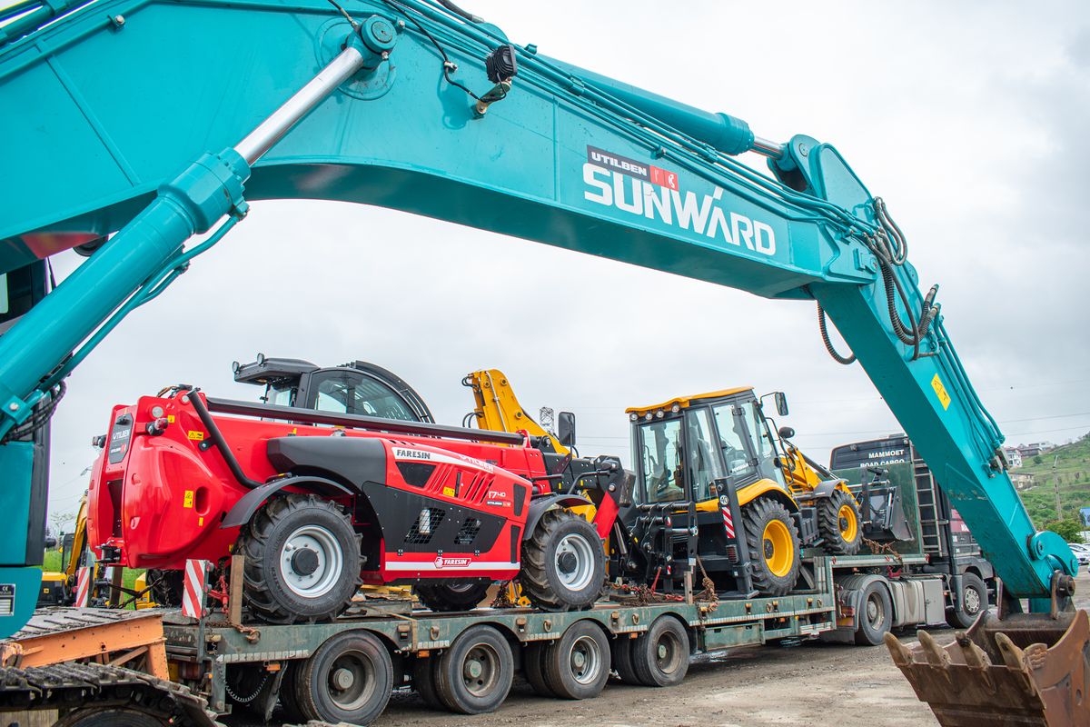 Utilaje SUNWARD și Faresin livrate de UTILBEN