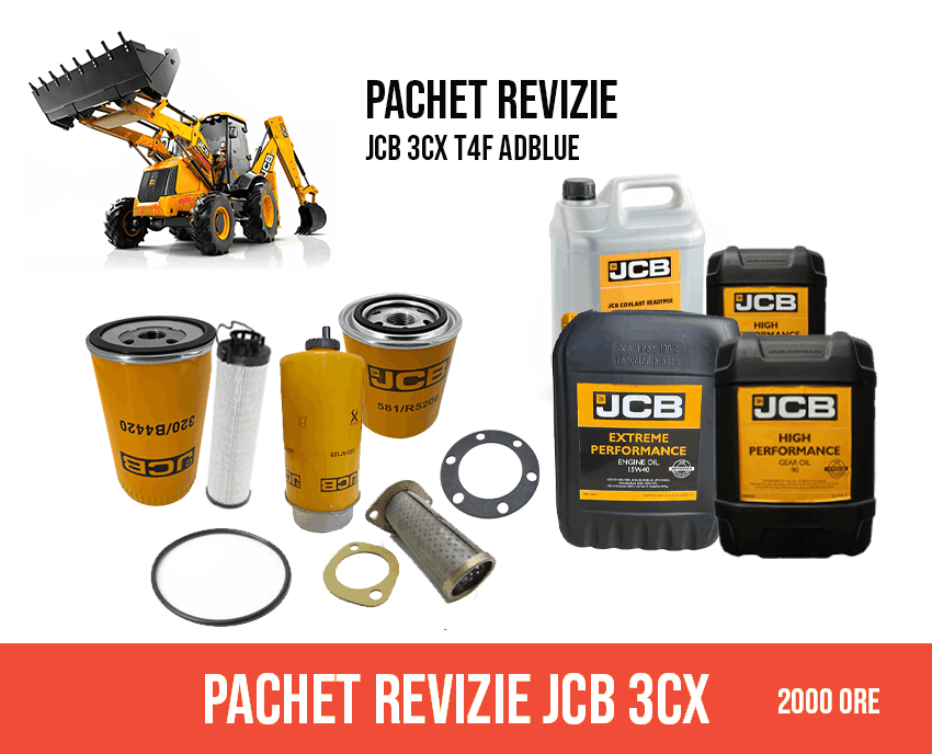 Pachet revizie buldo 3cx adblue 500 ore