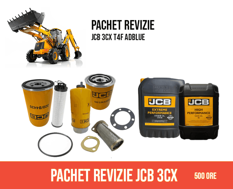 Pachet revizie buldo 3cx adblue 500 ore