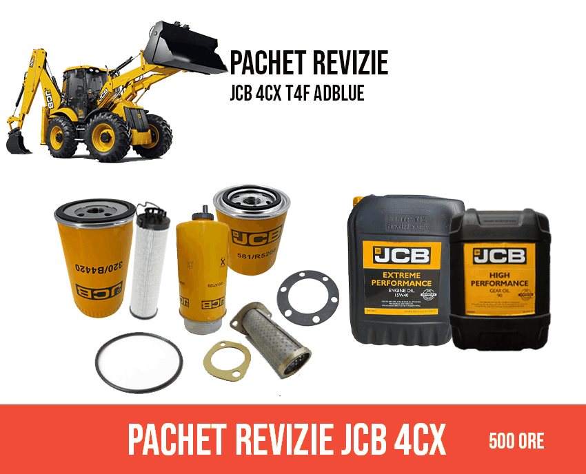 Pachet revizie buldo 3cx adblue 500 ore